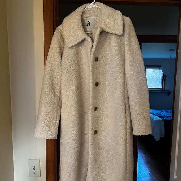 Amazon Cream Boucle Coat - Picture 1 of 2